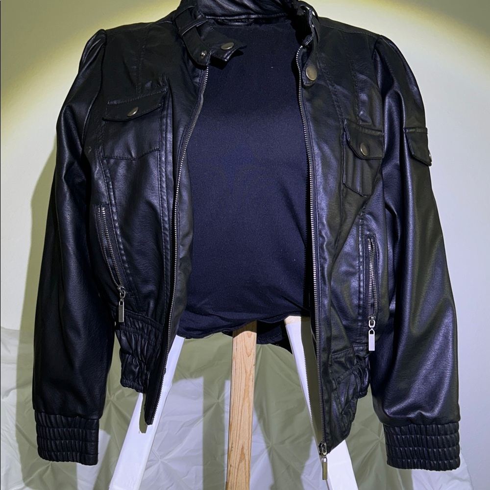 New Look Black Leather Jacket
